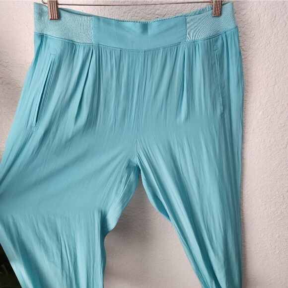 RAMY BROOK NEW YORK Coastal summer breeze blue jogger pants - Picture 4 of 13